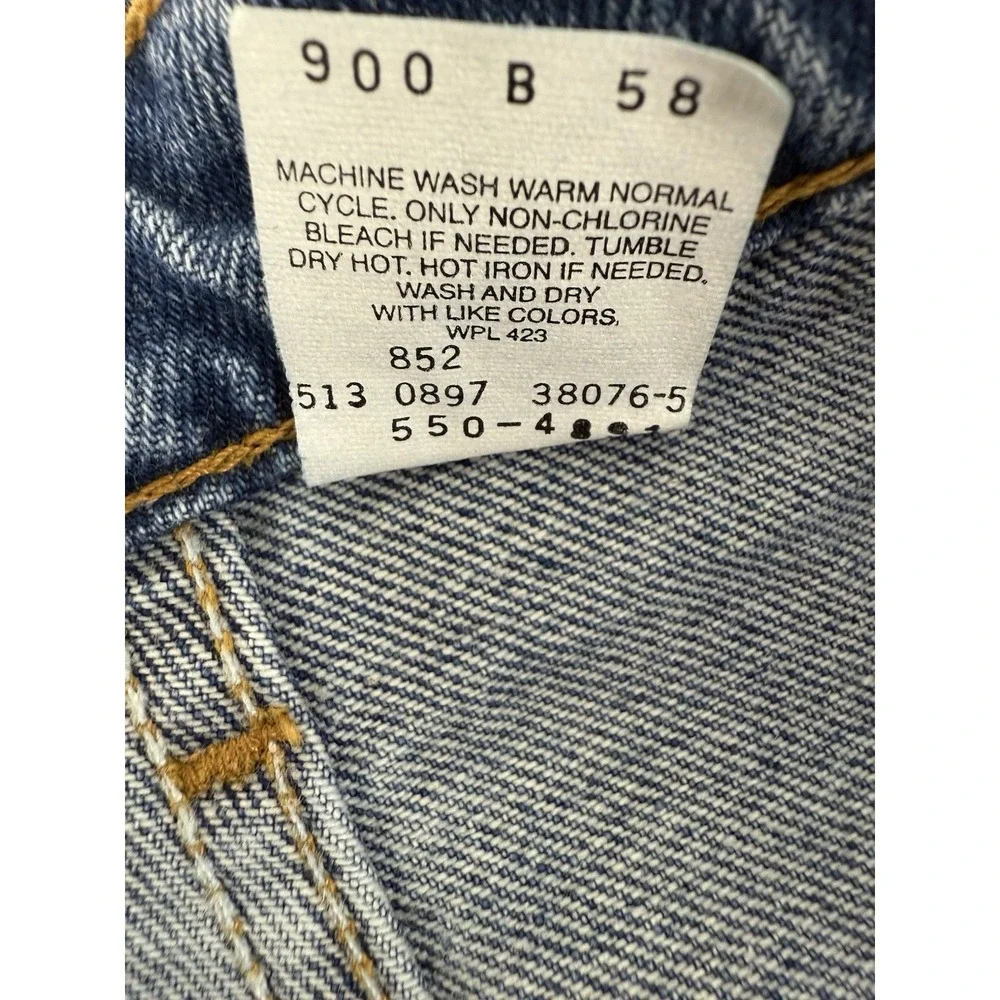 Vintage Levi's 550 Mens 38x32 Relaxed Fit USA 90's Blue Jeans Made In USA‎